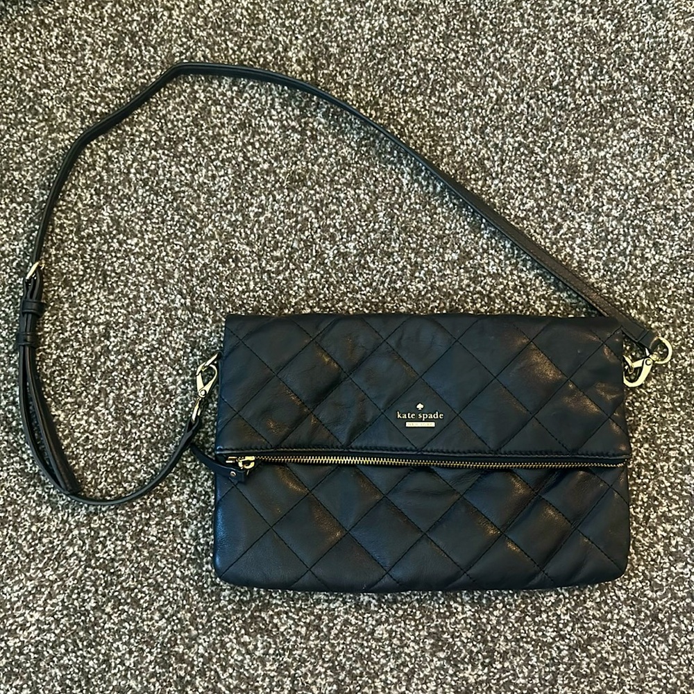 Kate spade black shoulder purse